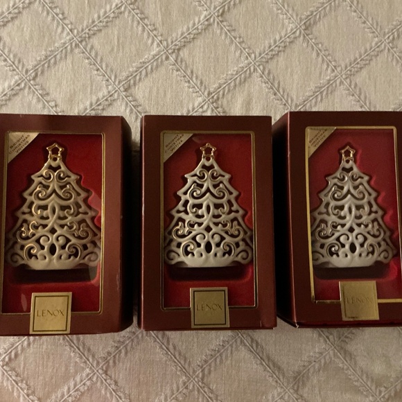 3 NIB Lenox Christmas Tree Votive Holders - Picture 3 of 3